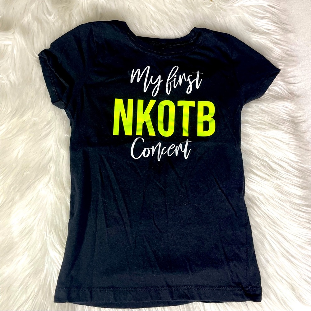 Size 7 My First NKOTB Concert Custom T-Shirt